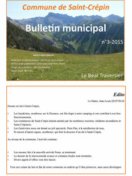 Bulletin Municipal 2015