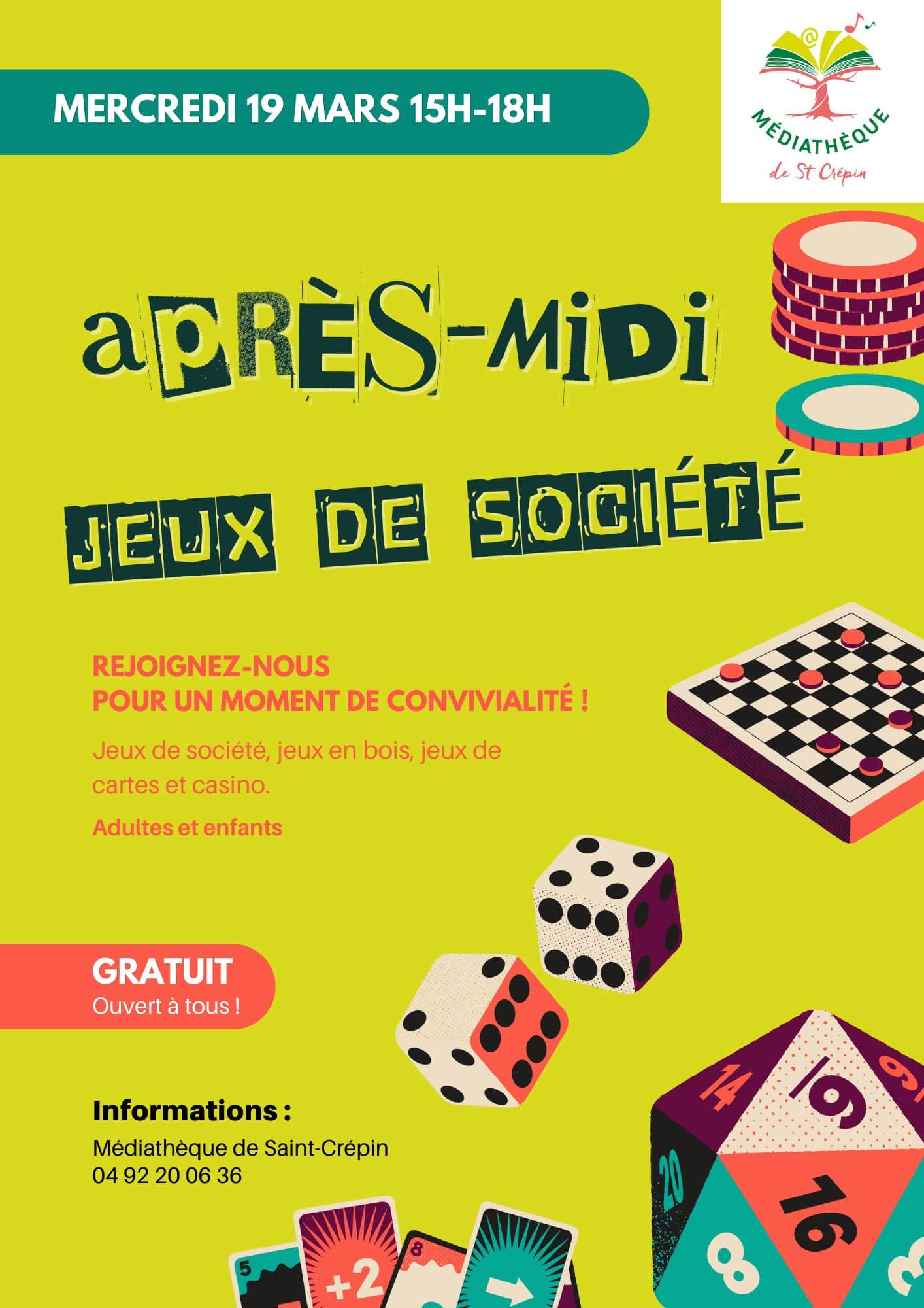 Médiathèque jeux de société
