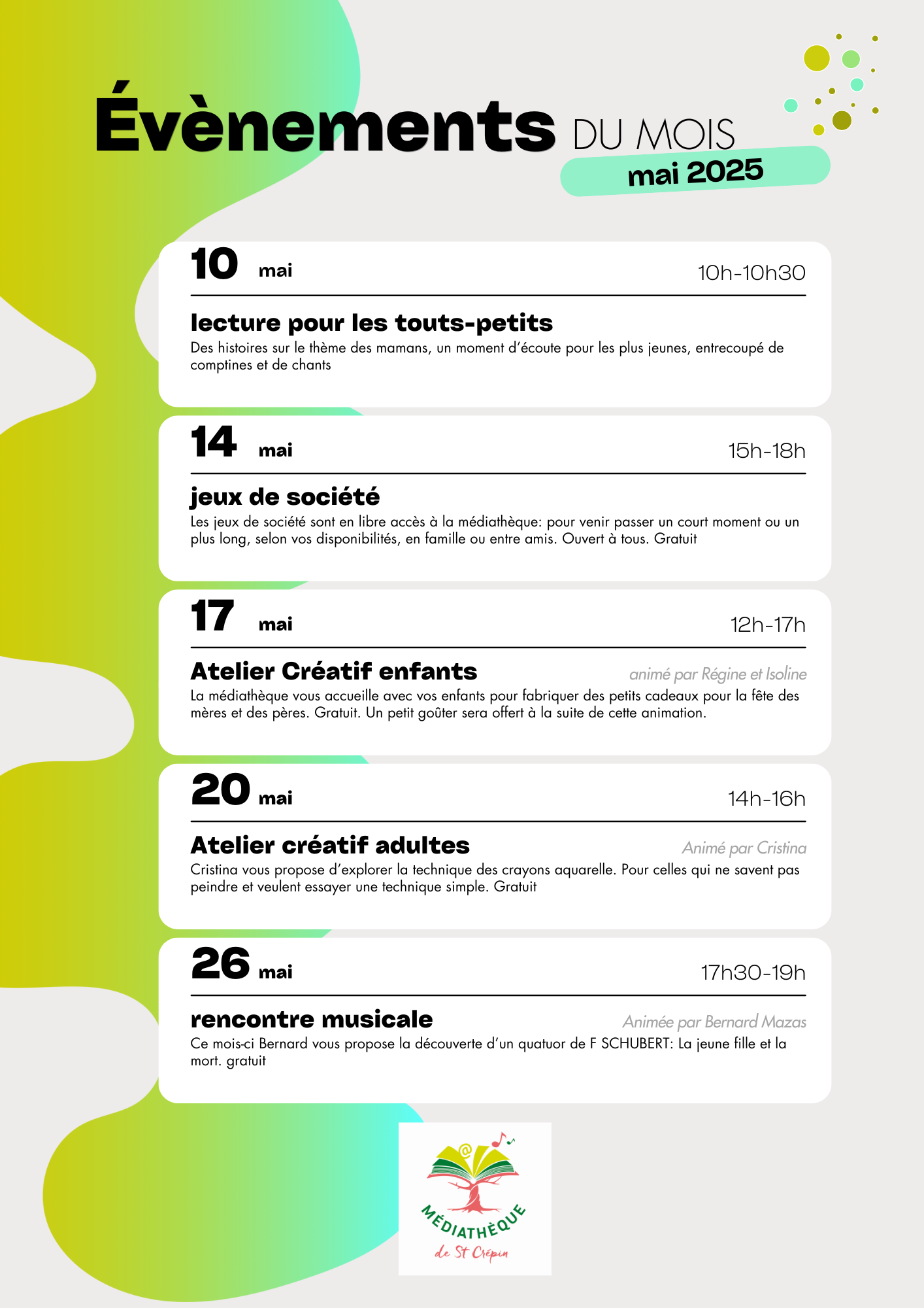 animation médiathèque 