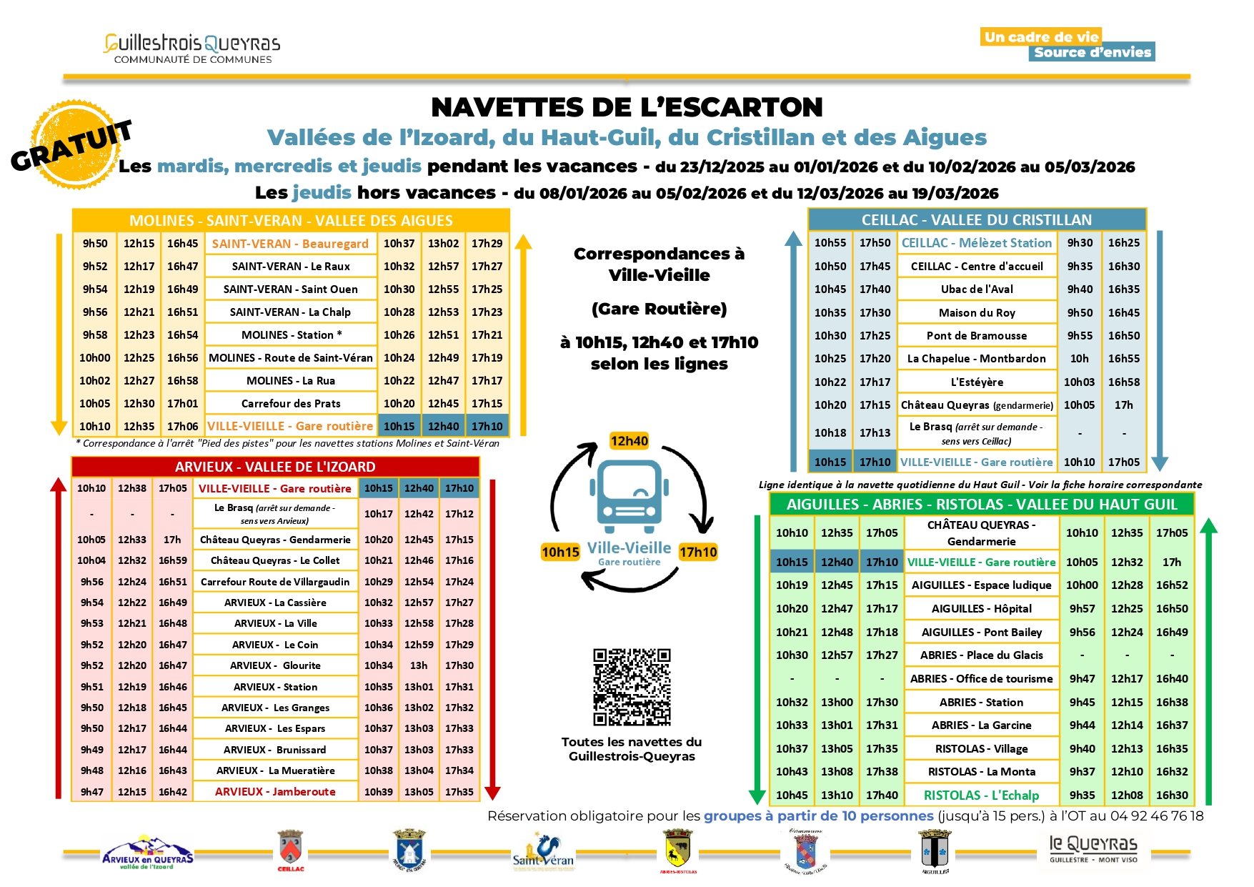 navette Escartons navette Escartons