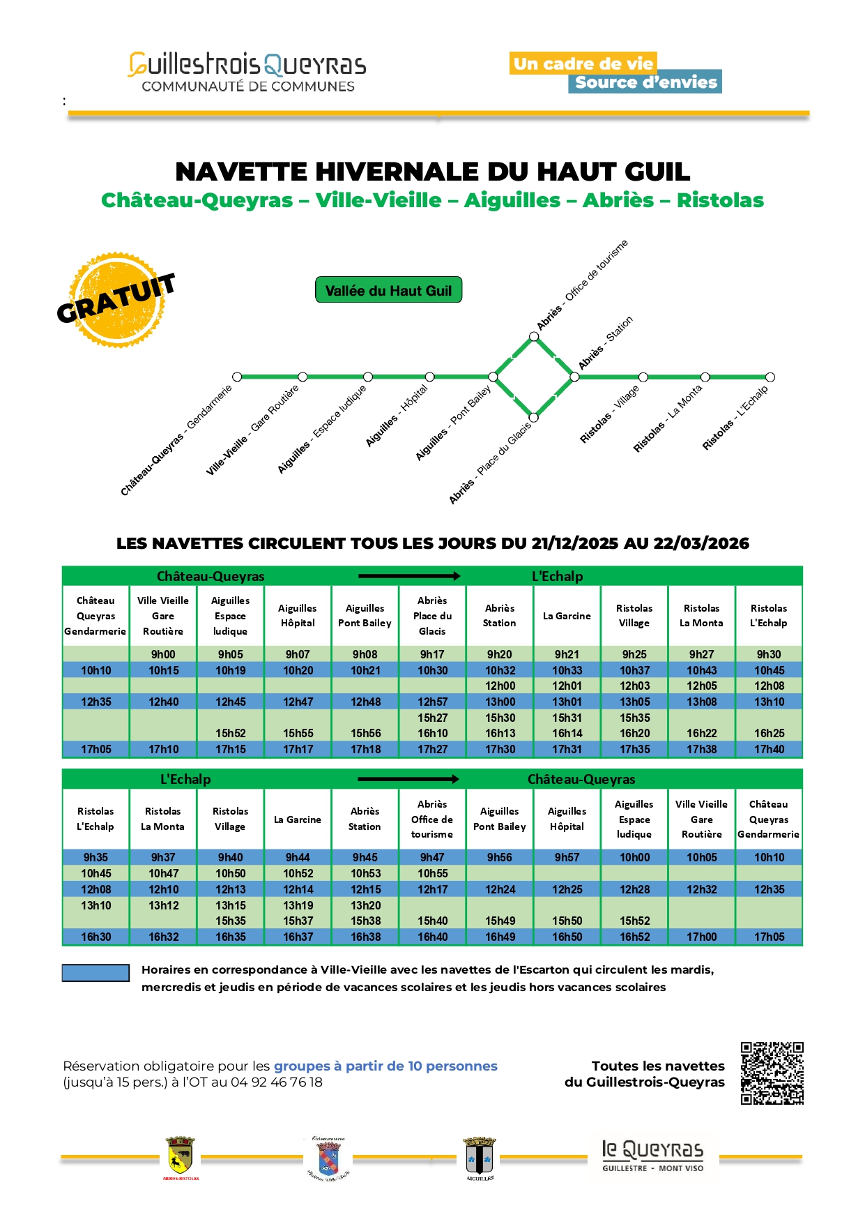 Navette Haut Guil Navette Haut Guil