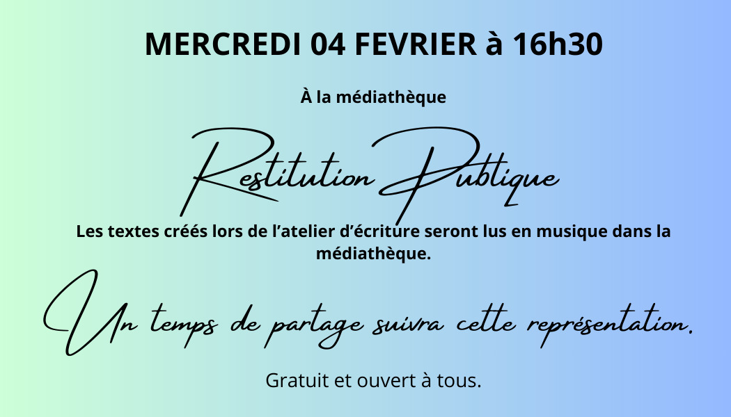 animation médiathèque 