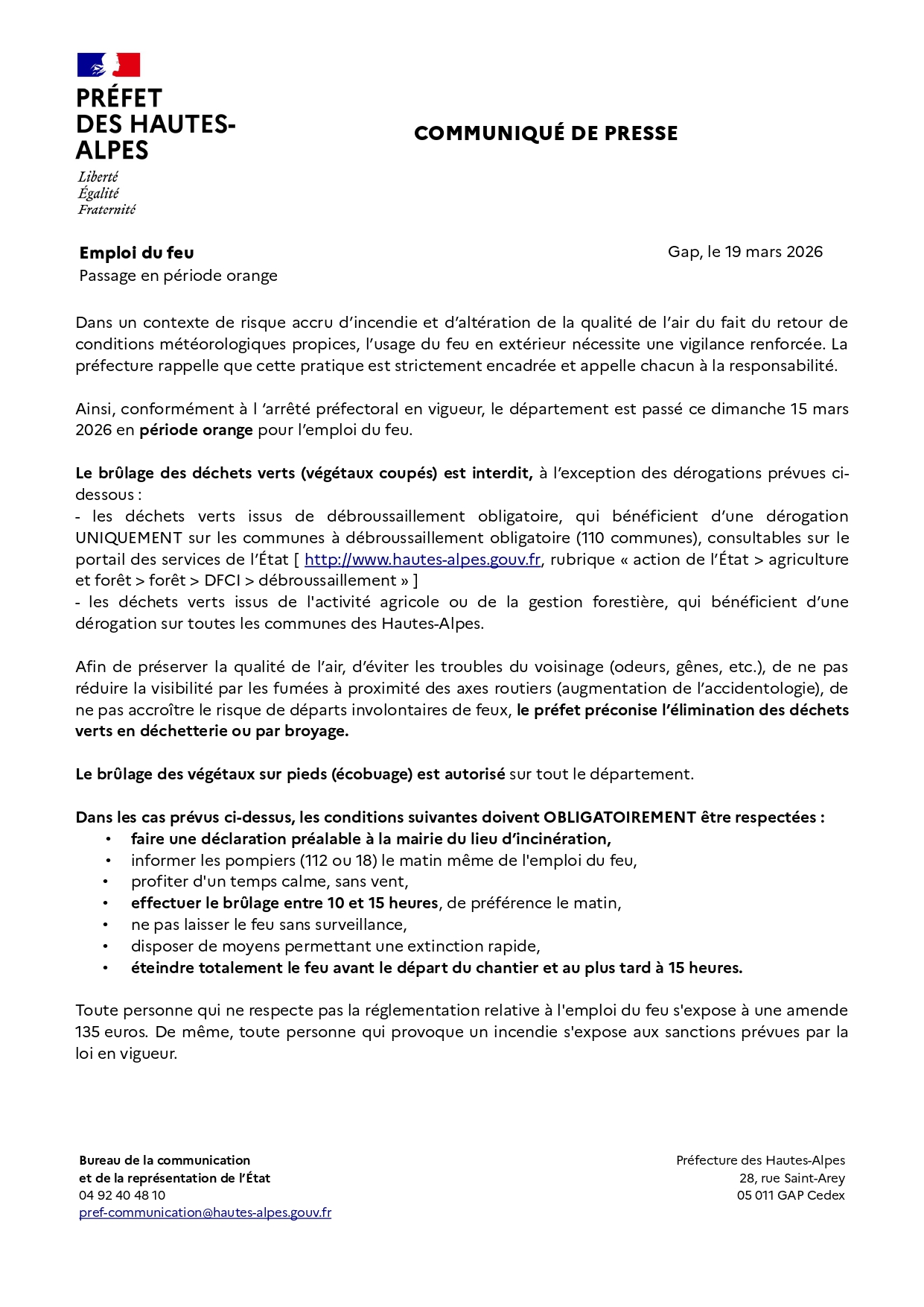 emploi du feu 3