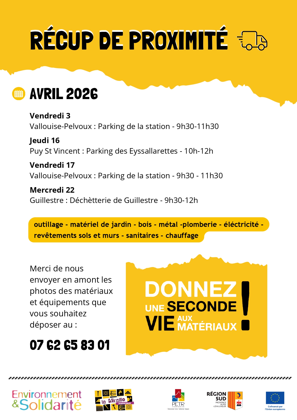Déchèterie récup