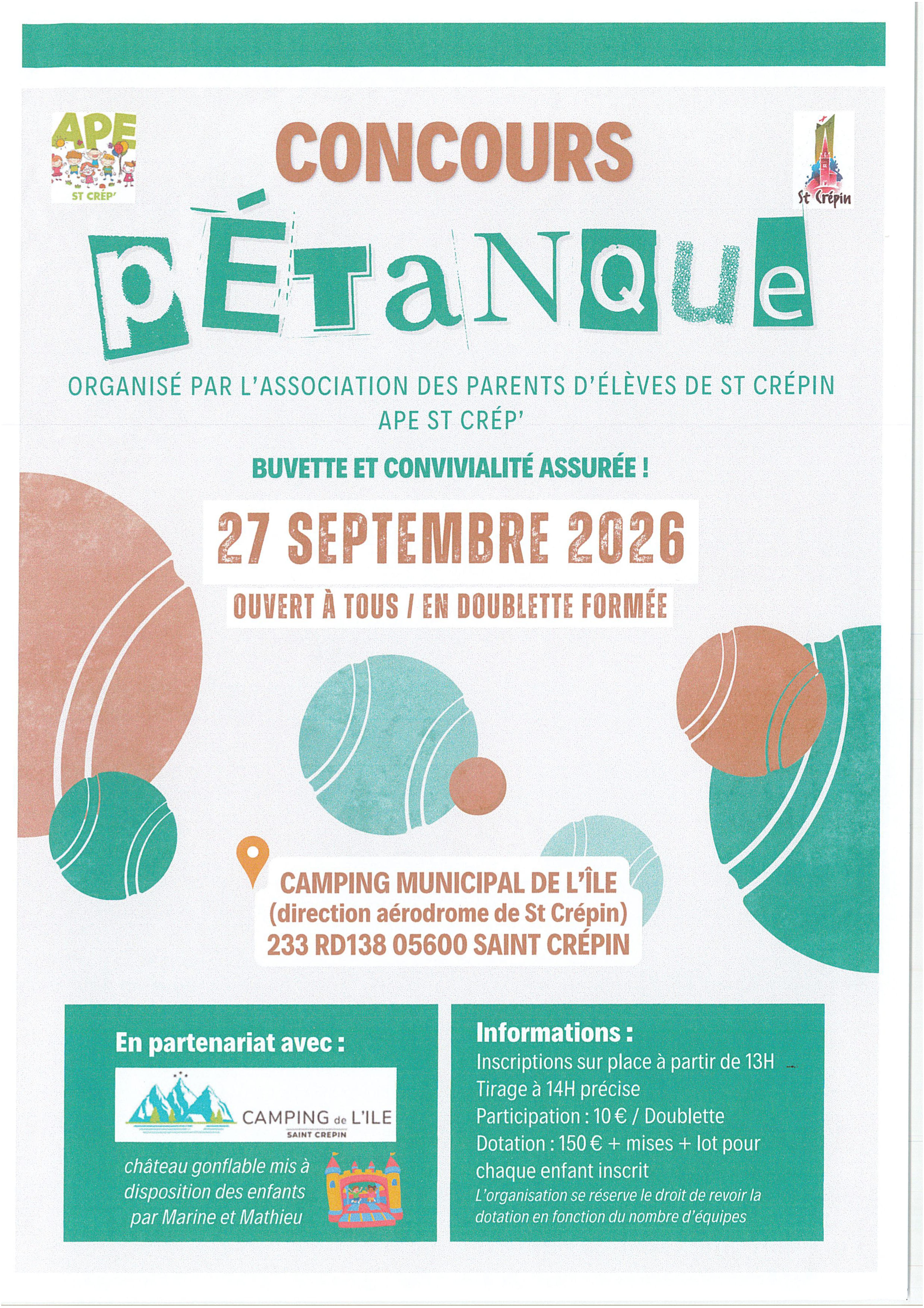 concours pétanque